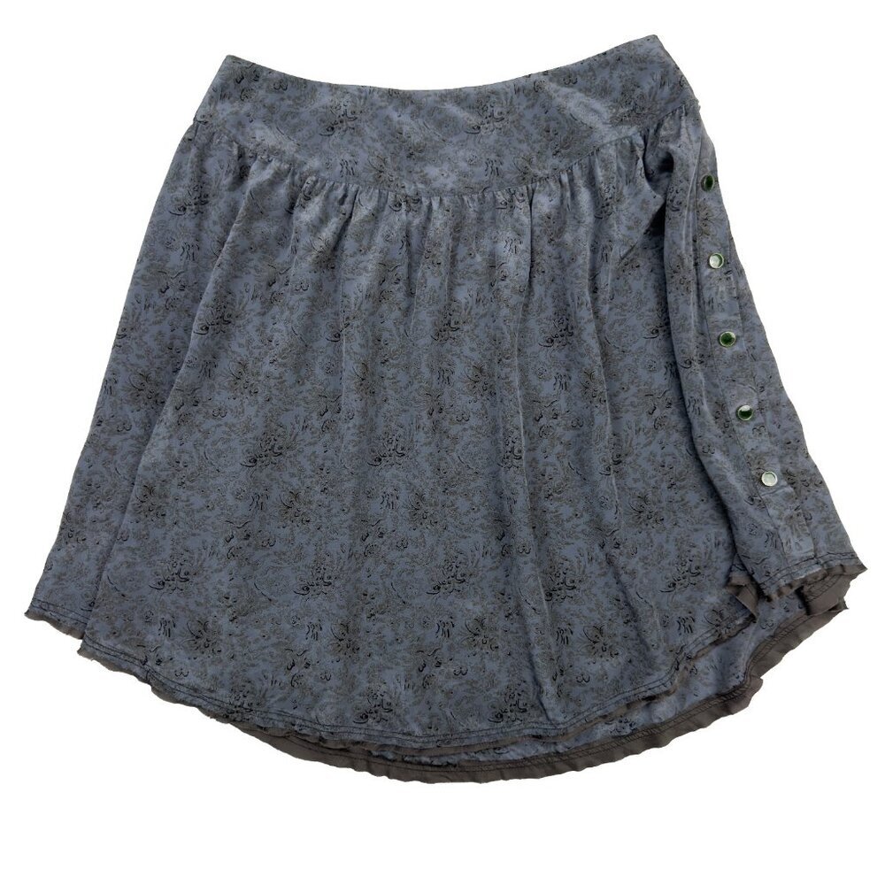 Zadig & Voltaire Grey Floral Mini Skirt